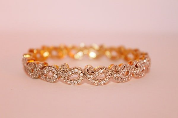 Silver jewellery detail